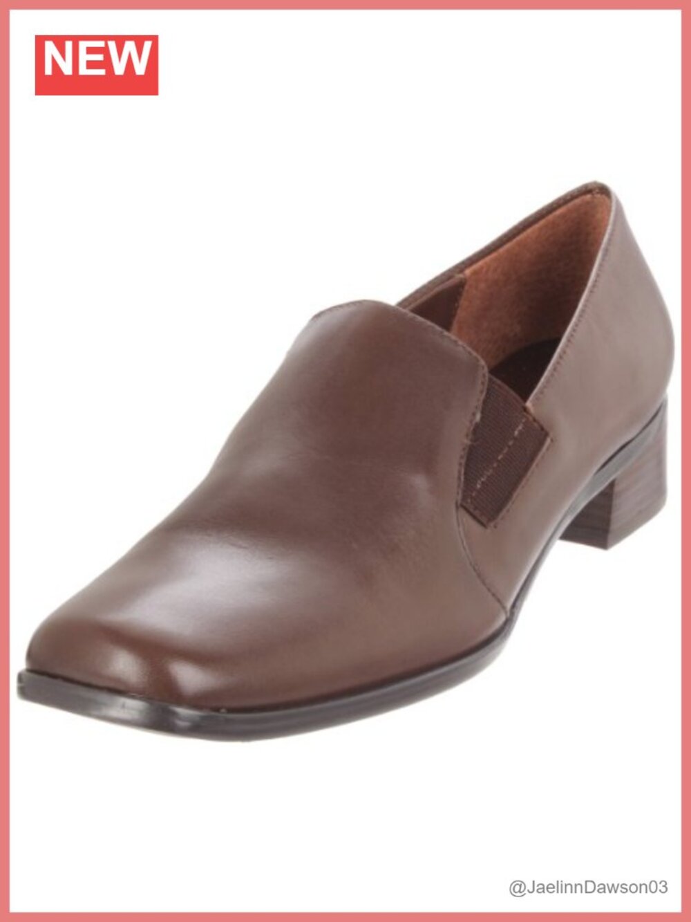 Women's Leather Loafers Comfortable Slip-Ons Cushioned Walking Shoes